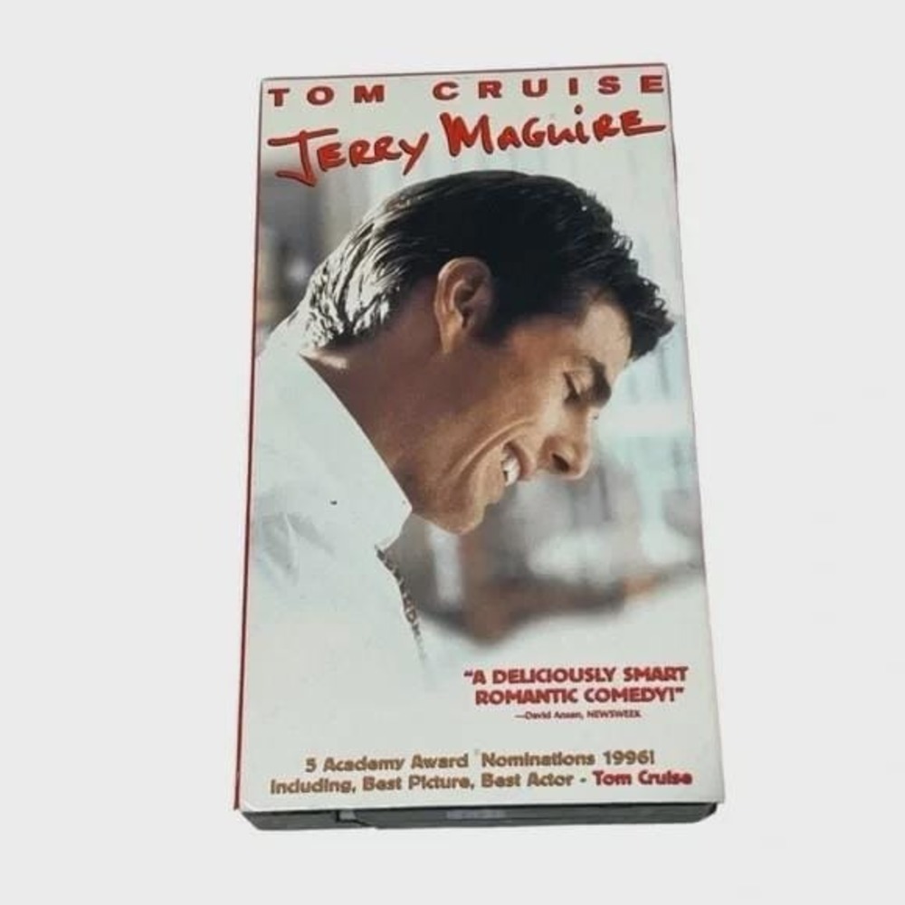Jerry Maguire Tom Cruise Rene Zellweger VHS Movie‎ Romantic Comedy